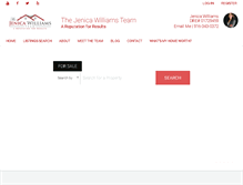 Tablet Screenshot of jenicawilliams.com